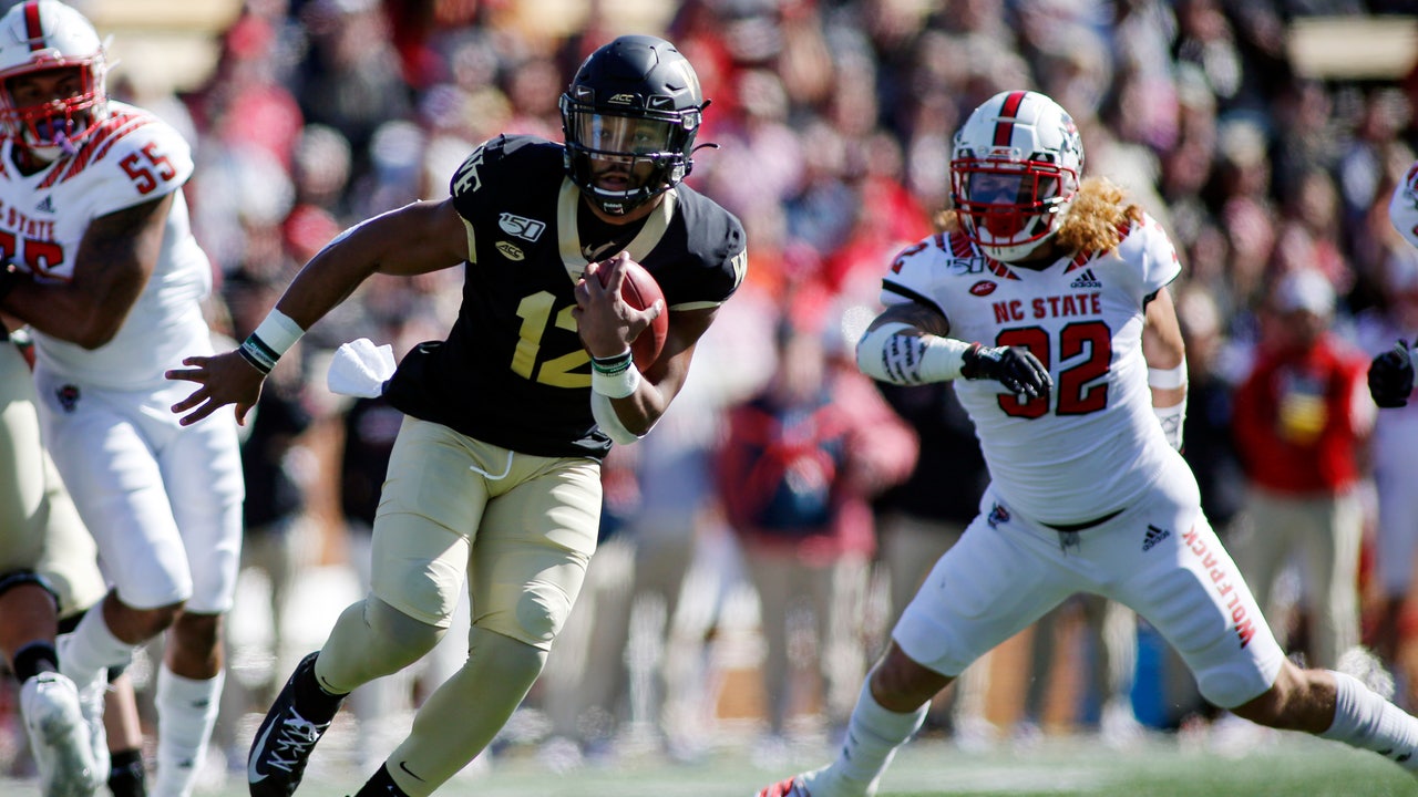 Newman returns, helps No. 23 Wake Forest top NC State 44-10